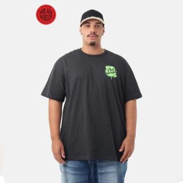 Imagem de Camiseta Lost Branding Stencil Oversized-Masculino