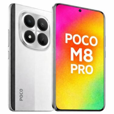 Imagem de Smartphone Celular Xiaomi POCO M8 Pro 5G 512GB, 12GB RAM, Dual SIM, Te