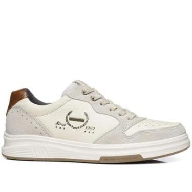 Imagem de Tênis Casual Pegada Masculino em Couro Milk 112304-01-Masculino