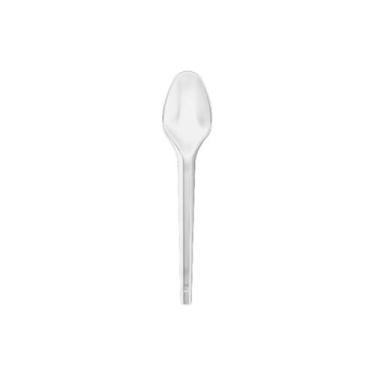 Imagem de Colher De Sobremesa Descartável Cristal 1000 Und. - STRAWPLAST