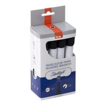 Imagem de Pincel Atomico Marcador Permanente 4.0mm Caixa 12 Unidades Cor Preto -
