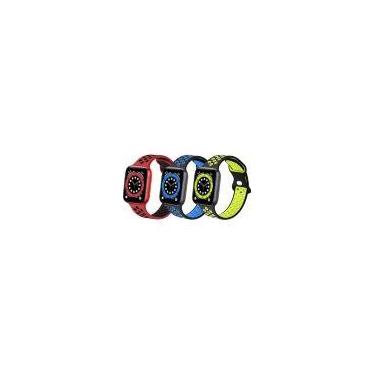Imagem de Kit 3 Pulseiras de silicone esportivas Appple Watchh 45mmm, 44mmm, 42m
