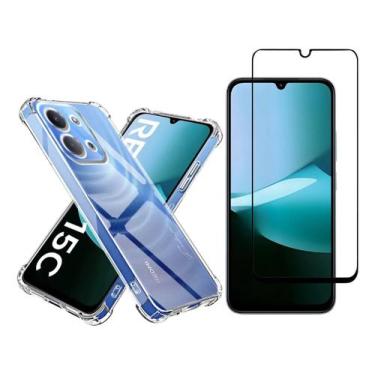 Imagem de Capa Anti Choque TPU para Xiaomi Redmi 15C + Película 3D de Vidro - LX