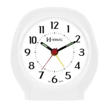 Imagem de Despertador Quartz Herweg Ref: 2634-021 Branco