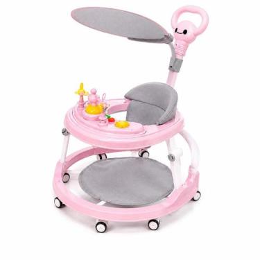 Imagem de Andador Infantil Musical com Empurrador Multmaxx Luzes Sons Painel Int