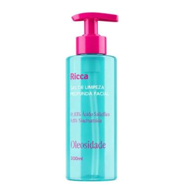 Imagem de Gel de Limpeza Facial Antioleosidade Pele com Acne Ricca 300ml