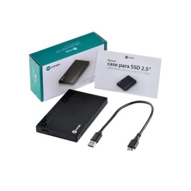 Imagem de Case SSD HD Vinik Externo, 2.5pol, USB 2.0  - Cp25-20