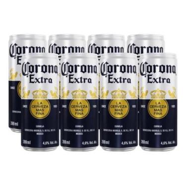 Imagem de Cerveja Corona Extra Lata 269ml - 8 Unidades