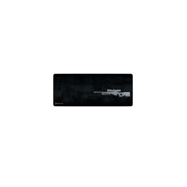 Imagem de Mousepad Gamer Rise Mode Speed, Sniper PRO, Estendido 900x400mm, Cinza, Borda Costurada - RG-MPP-06-SPG