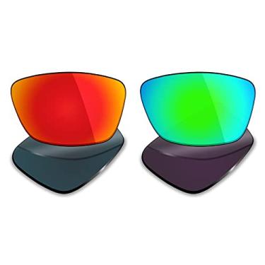 Imagem de 2 pares de lentes polarizadas de substituição para óculos de sol Oakley Conductor 6 – Opções