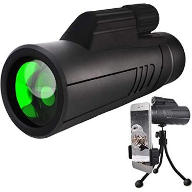 Imagem de Telescópio Monocular 10x42 telescópio portátil de alta definição para exterior de alta potência, prisma BAK4, adequado para observação de pássaros selvagens e caça