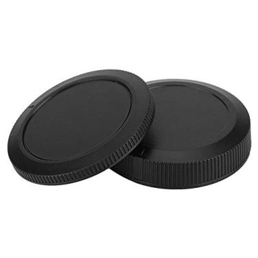 Imagem de Mugast Tampa de plástico para câmera, câmeras portáteis corpo frontal lentes traseiras conjunto de capa para câmera EOSR Full Frame