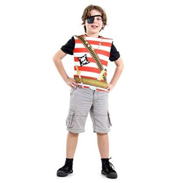 Imagem de Fantasia Infantil - Peitoral Pirata - Tamanho Único (3 a 6 anos) - 72107 - Sulamericana