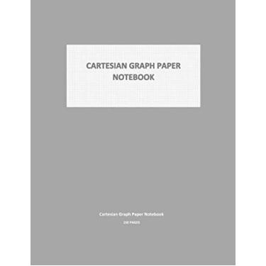 Imagem de Cartesian Graph Paper Notebook: 8.5 x 11 Inches Grey Cover