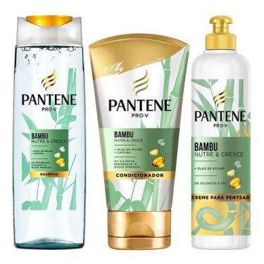 Imagem de Shampoo Condicionador E Creme Pentear Bambu Nutre & Cresce Pantene - P