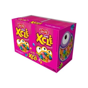 Imagem de Chiclete Mini Xclé Tutti Frutti 11g Caixa C/24unid - 264g