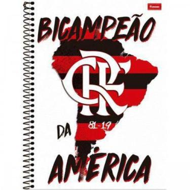 Imagem de Caderno Flamengo Bicampeão 10 Matérias 200 Fls - Foroni