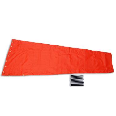 Imagem de Meia de reposição laranja de 18" x 72" da Airport Windsock Corporation 100% feita nos EUA