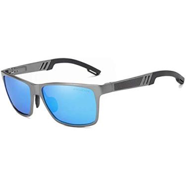 Imagem de Óculos Masculino Kingseven Polarizado Azul Espelhado Show