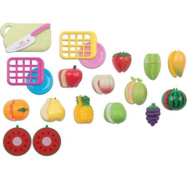 Imagem de Hortifruti Frutas De Brinquedo Cozinha Infantil Braskit