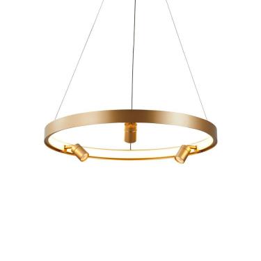 Imagem de Lustre Pendente Nordecor Lilla 2540 Dourado Led Bivolt