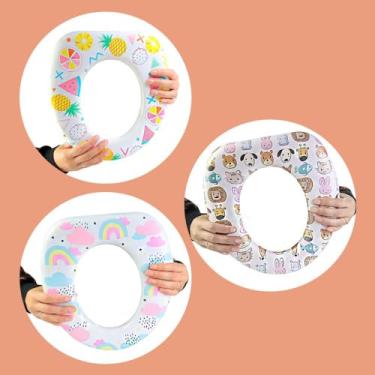 Imagem de Assento para Vaso Sanitário Redutor para Desfralde Infantil Crianças Estampado Menina ou Menino (Feminino)