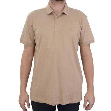 Imagem de Camisa Polo Masculina Dudalina Ultrasoft Cotton Bege - 08752-Masculino
