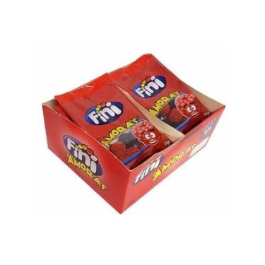 Imagem de Bala de Gelatina Fini Amora 12 pacotes de 15g cada