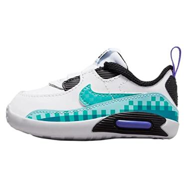 Imagem de Nike Max 90 Crib Se Berço, Branco/azul-petróleo lavado - preto, 2 Infant