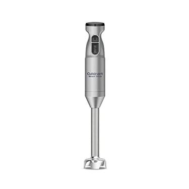 Imagem de Cuisinart Liquidificador manual, Smart Stick de 2 velocidades - Potente e fácil de usar, liquidificador de imersão em bastão para batidos, vitaminas, purê, comida de bebê, sopas e molhos, prata, CSB