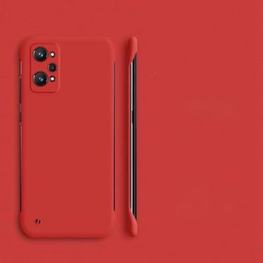 Imagem de Capa ultrafina sem moldura para PC para OPPO para Realme 11 10 Pro Plus GT NEO 3 2T 2 5G GT 2 Pro 5G capa de telefone rígida colorida fosca, vermelha, para Realme GT 5G