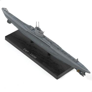 Imagem de NUOTIE 1/350 U-47-1939 WWII German Kriegsmarine Submarine Battleship Model Type VIIB U-Boat Miniatura Warld War II Alloy Metal Diecast Modelo Militar com Suporte de Exibição Presente para Adultos