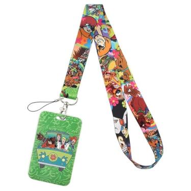 Imagem de RedDoor_Hill Cordão para crachá de filme de animação de cachorro e amigos, carro, comédia, para chaveiro, cartão, identidade, telefone, USB, chaveiro, acessórios, presente para fãs