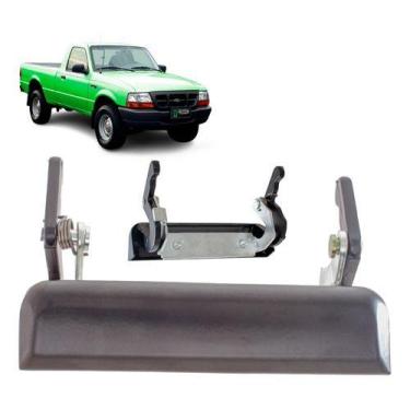 Imagem de Maçaneta da porta ford ranger f1000 1992 a 2004 externa tampa traseira