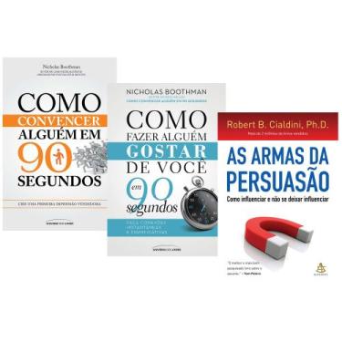 Imagem de Livro Armas da Persuasão+ Como Convencer Alguém em 90s+ Como fazer alg