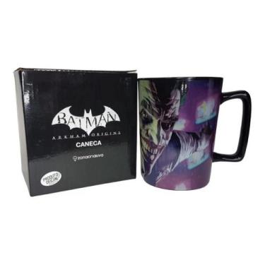Imagem de Caneca Coringa Arkham Origins Porcelana 500ml Oficial DC - Zona Criati