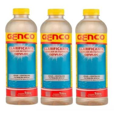 Imagem de Kit 3 Clarificantes Genfloc 1l Genco