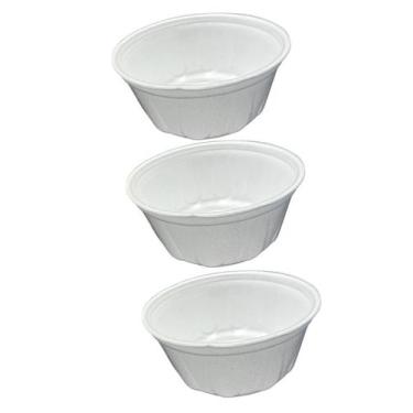 Imagem de Kit 150Un Pote Térmico Cumbuca Isopor 200Ml Sopas Caldos - Elite