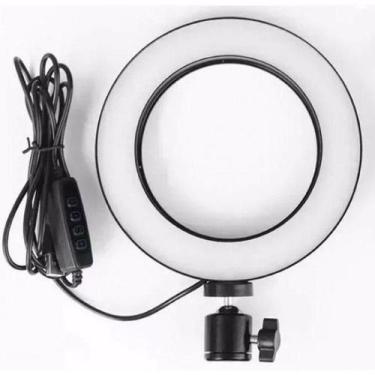 Imagem de Iluminador Ring Light Selfie de LED - 6" - Comp