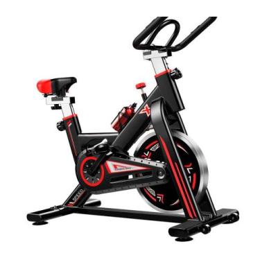Imagem de Bicicleta Ergométrica Deend Profssional Spinn Vermelha/Preto