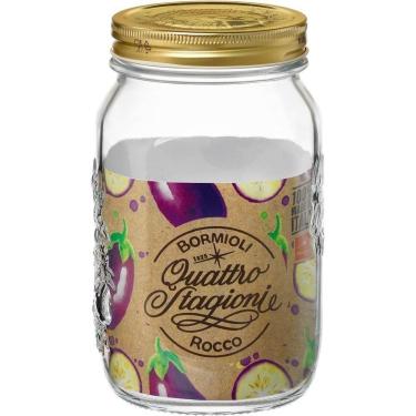 Imagem de Bormioli Rocco Qstagioni Pote 17X10X10Cm 1L Vidro Transp Tampa Metal