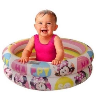 Imagem de Piscina Inflável Redonda Etitoys Minnie 65cm X 17cm 37l