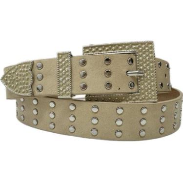 Imagem de Cinto Unissex Cowboy Detalhe Bolinhas Country Zx-m-08 - SHR, Nude
