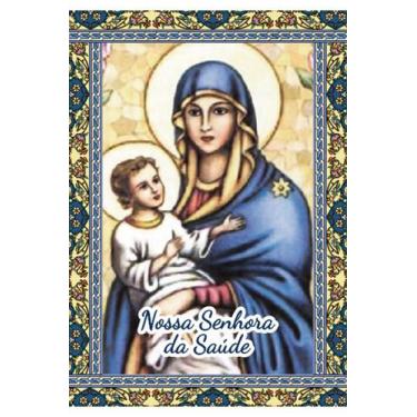 Imagem de 10.000 Santinho N S Sra Nossa Senhora da Saúde (oração no verso) - 7x1