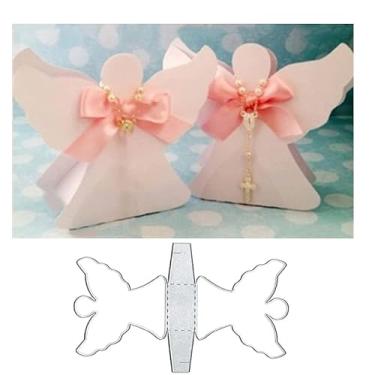 Imagem de Angel Box matrizes de corte de metal, caixa de anjo, cartões de papel, corte, estêncil, para fazer cartões em relevo, faça você mesmo, etiquetas de livros, matrizes de papel decorativas, scrapbooking