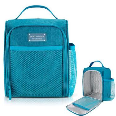 Imagem de Bolsa Térmica Lancheira Necessaire Marmita Lanches Bebidas Fitness Aca