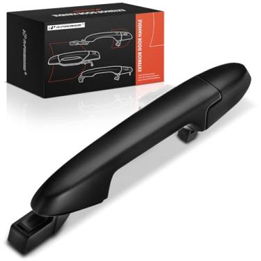 Imagem de A-Premium Maçaneta externa dianteira esquerda do lado do motorista compatível com Honda Fit 2014-2020, sem chave inteligente, preto preparado, substituição # 72180-T5A-003ZC