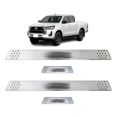 Imagem de Soleira para Porta Lateral Tuning Esportiva para carros 4 Portas (ABS)