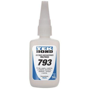 Imagem de Adesivo Instantaneo 793 -  50 Gr Tek Bond, 1 unidade