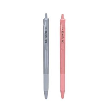 Imagem de Caneta Esferográfica BPX RT 0.7mm Retrátil c/ Grip Mácia Cis, PRETA + 